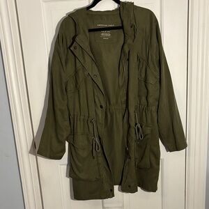 American Eagle Outfitters olive green Utility Jacket